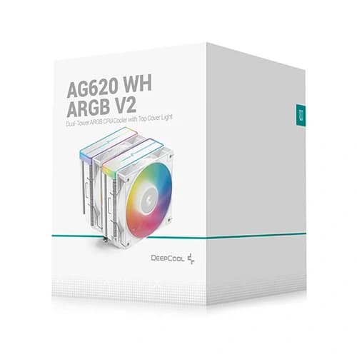 Deepcool AG620 ARGB V2 White 120mm CPU Air Cooler